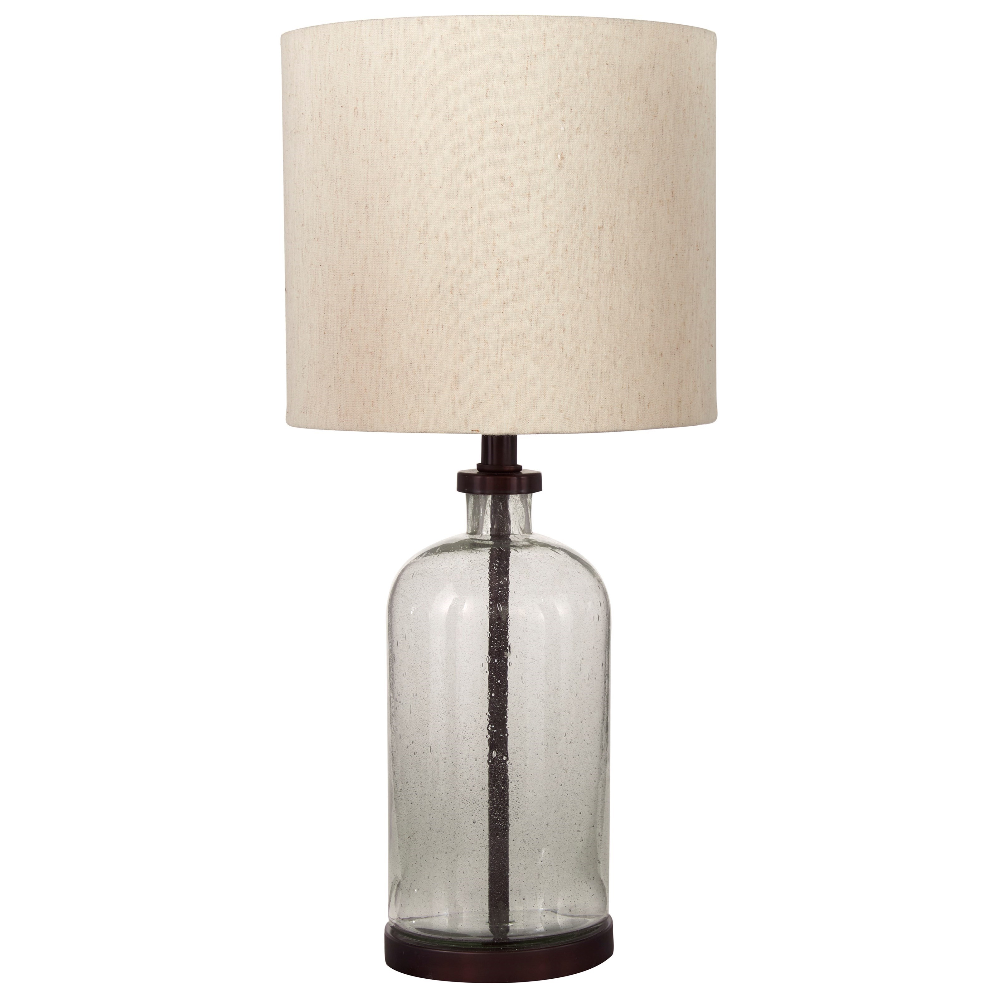 Signature Design by Ashley Lamps Casual L430674 Bandile Clear/Bronze